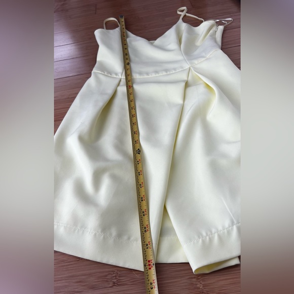 GB light yellow women’s mini dress sleeveless - Picture 12 of 14